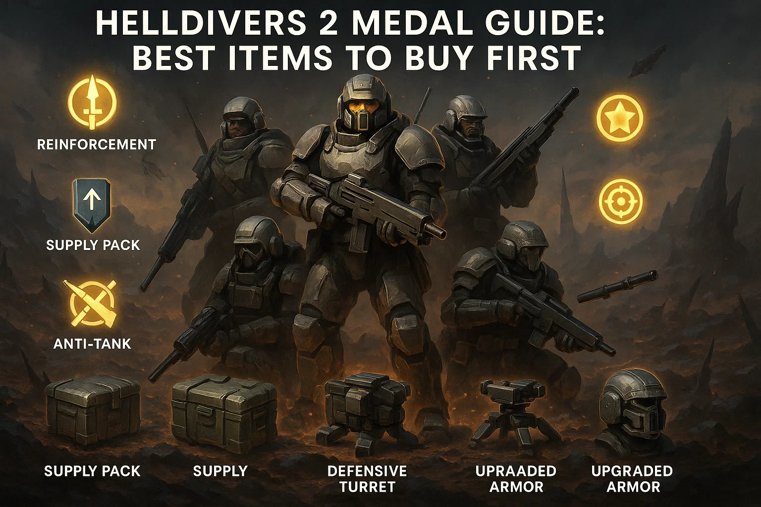 Helldivers 2 Medal Guide: Best Items You Should Buy First